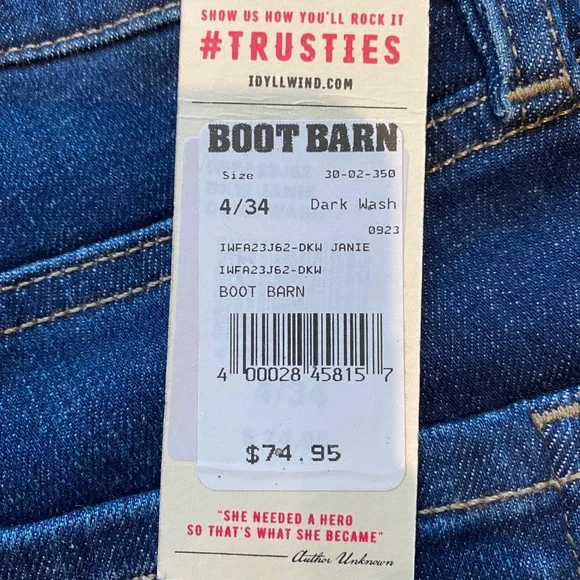 Idyllwind Rebel Mid-Rise Bootcut Jeans 4/34 - Picture 5 of 6